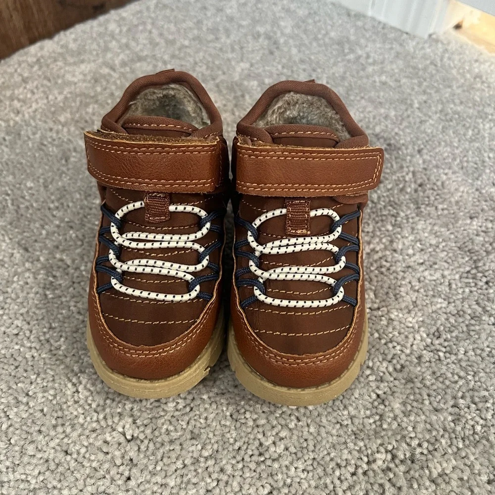 Oshkosh Brown Dress Velcro Boots